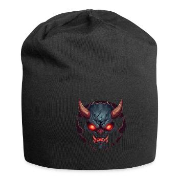 Monster Monster Demon Devil Vampire Guhl Zombie - Jersey Beanie - black - Front