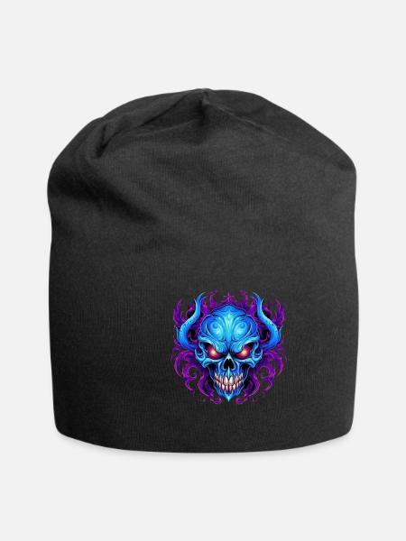 Monster Ungeheuer Dämon Teufel Vampir Guhl Zombie - Jersey-Beanie - Schwarz