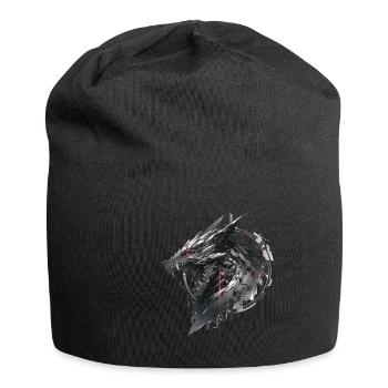 Mecha Animal : tigre, loup, renard, dinosaure, - Bonnet en jersey - noir - Devant