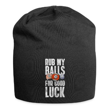 Pool Ball Cue - Jersey Beanie - black - Front
