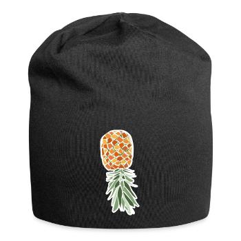 Ananas Mercadona - Jersey-Beanie - Schwarz - Vorne