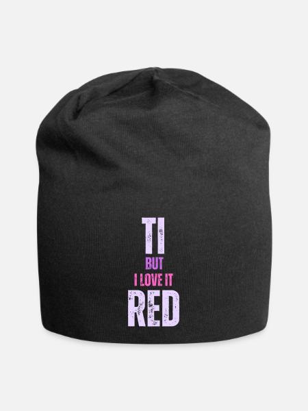 Die Eltern sind müde - Jersey-Beanie - Schwarz