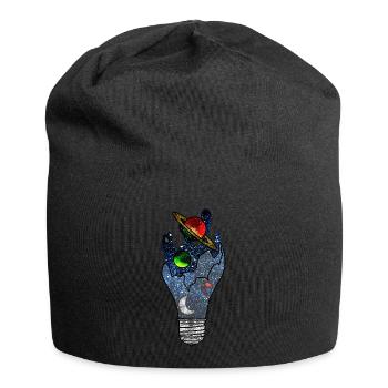 Idée Cosmique - Bonnet en jersey - noir - Devant