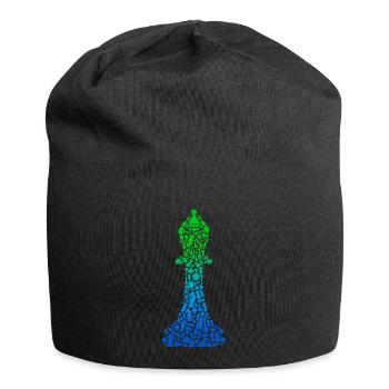Joueurs d’échecs Pièces d’échecs Jeu d’échecs Échecs - Bonnet en jersey - noir - Devant