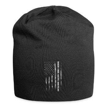 Amérindien de la tribu Maidu - Bonnet en jersey - noir - Devant
