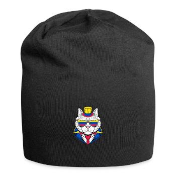 Colombie - Bonnet en jersey - noir - Devant
