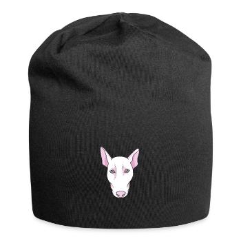 Bull terrier - Bonnet en jersey - noir - Devant