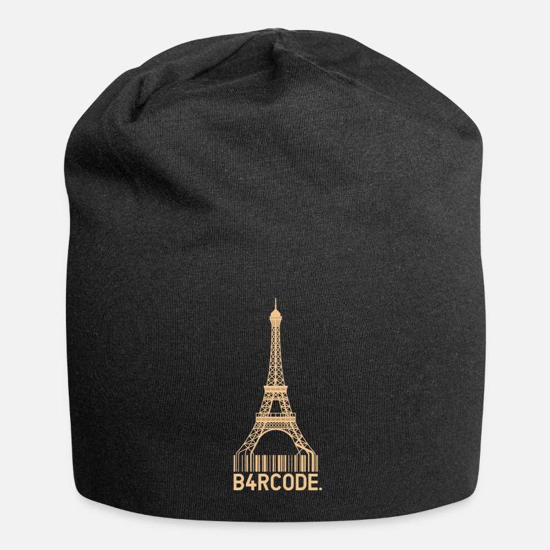 B4RCODE. Paris - Jersey-Beanie - Schwarz