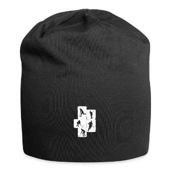 Joueurs de hockey sur gazon Hockey sur gazon - Bonnet en jersey - noir - Devant
