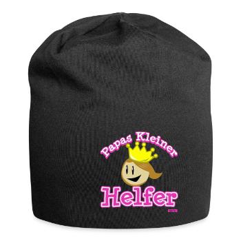 Dad's Little Helper HARIZ Kitchen Kids Gift - Jersey Beanie - black - Front