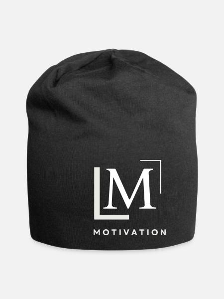Motivation Design - Jersey-Beanie - Schwarz