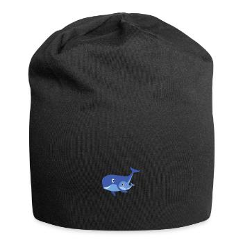 whales - Jersey Beanie - black - Front
