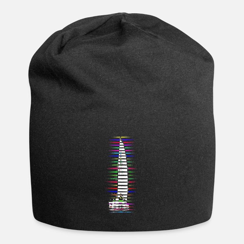 VOILIER CATAMARAN - Bonnet en jersey - noir