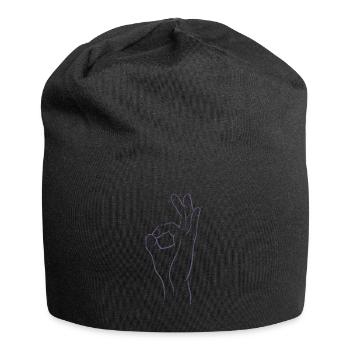 Parfait! Super! Excellente! - Main dans le trou - Bonnet en jersey - noir - Devant