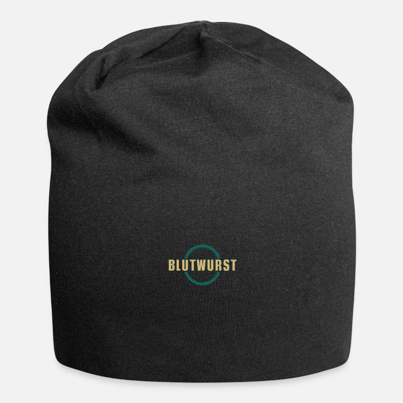Blutwurst - Jersey-Beanie - Schwarz
