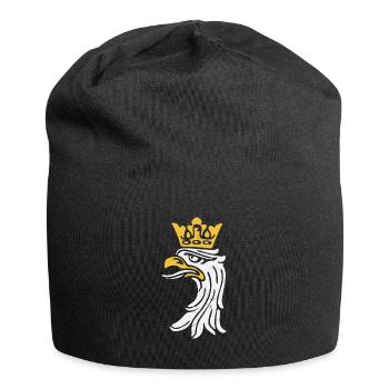 Polen Landesfarben Flagge Heimat Tradition - Jersey-Beanie - Schwarz - Vorne