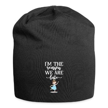 Baby - Jersey-Beanie - Schwarz - Vorne