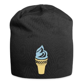 cornet de glace - Bonnet en jersey - noir - Devant