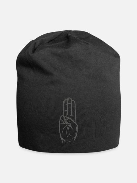 Tribute von Panem - Hunger Games - Jersey-Beanie - Schwarz