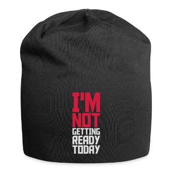 ne pas se préparer aujourd’hui - Bonnet en jersey - noir - Devant