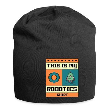 Robotics Engineer Mechanics Electro Student - Jersey Beanie - black - Front