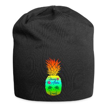 ananas - Bonnet en jersey - noir - Devant