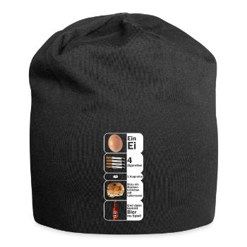4 Zigaretten - Jersey-Beanie - Schwarz - Vorne