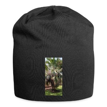 Kanarische schöne Palme - Jersey-Beanie - Schwarz - Vorne