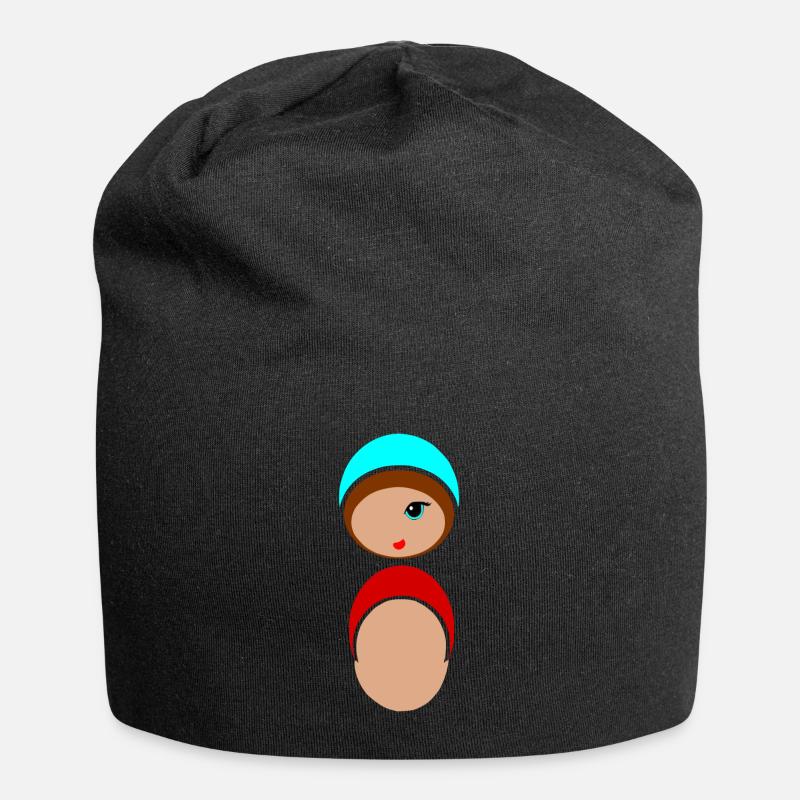 Poignet - Bonnet en jersey - noir