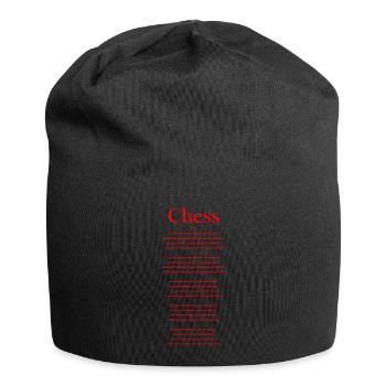 Schach Definition Rap - Jersey-Beanie - Schwarz - Vorne