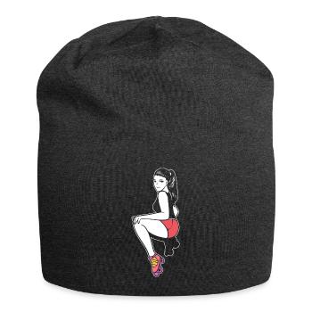 Roller Girl Rollerblader - Jersey-Beanie - Anthrazit - Vorne