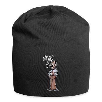 Retirement Farewell Statement Senior Leisure - Jersey Beanie - black - Front
