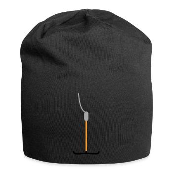Schleppliftbügel Classic Apres Ski fun Design - Jersey-Beanie - Schwarz - Vorne
