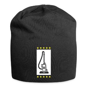 Vacuum Cleaner Symbol Cleaning - Jersey Beanie - black - Front