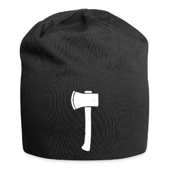 Axe Hatchet Tool Vector - Jersey Beanie - black - Front