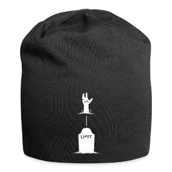 Limit blows up – hand lifts out of grave - Jersey Beanie - black - Front
