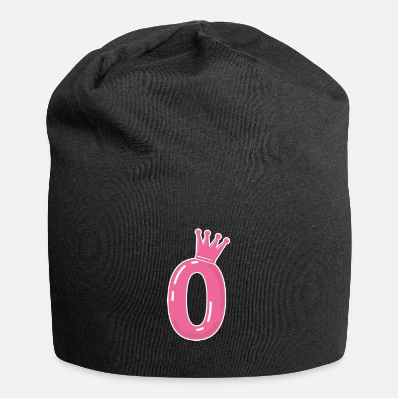 0 crown - Jersey Beanie - black