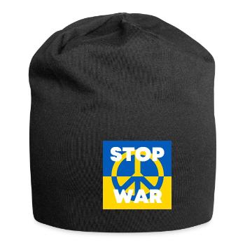 Arrêtez la guerre Ukraine - Bonnet en jersey - noir - Devant