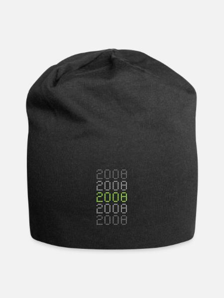 2008 - Jersey-Beanie - Schwarz