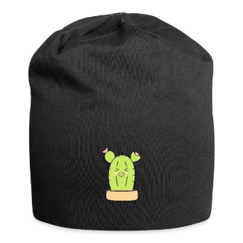 Kawaii Cactus Kawaii Plant Kawaii Kids - Jersey Beanie - black - Front