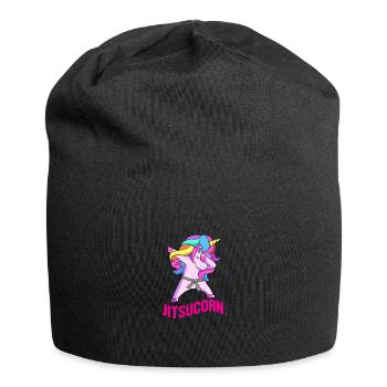 Jiu Jitsu Selbstverteidigung - Jersey-Beanie - Schwarz - Vorne