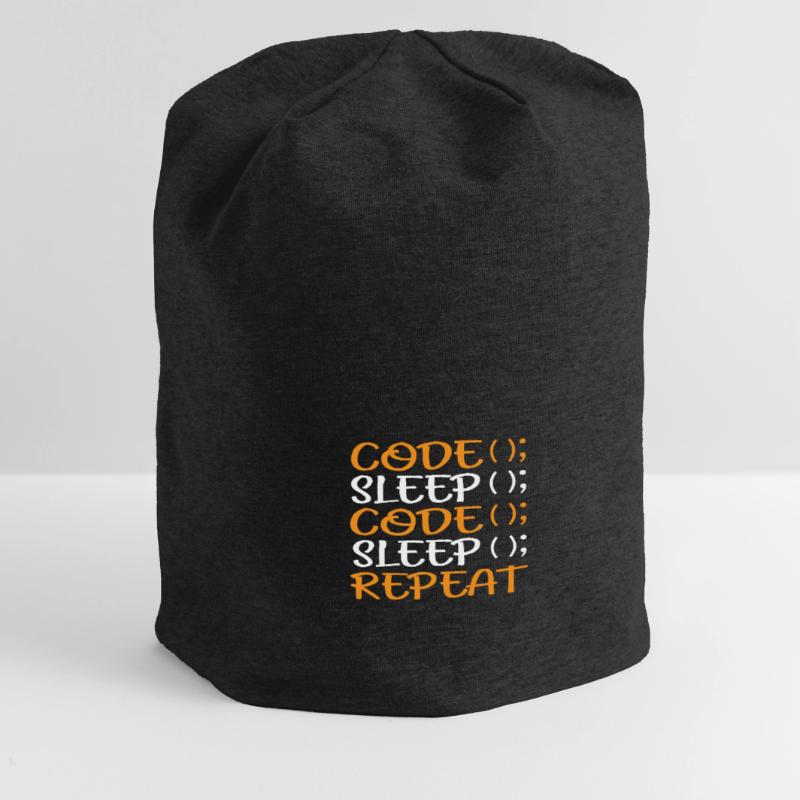 Programmer Coding Admin Funny Gift Jersey-Beanie