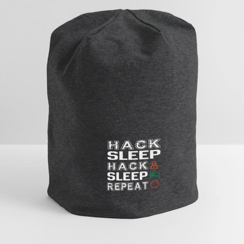 Hacker Hacking Programming Computer Jersey Beanie
