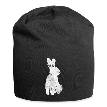 Lapin lapin lapin - Bonnet en jersey - noir - Devant