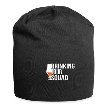Week-end avec des amis en groupe - Bonnet en jersey - noir - Devant