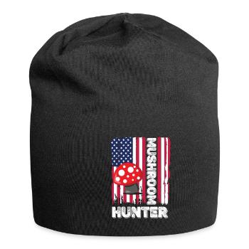 Mushroom pickers and mushroom friends - Jersey Beanie - black - Front