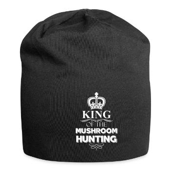 Mushroom pickers and mushroom friends - Jersey Beanie - black - Front