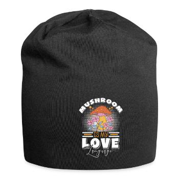 Mushroom pickers and mushroom friends - Jersey Beanie - black - Front
