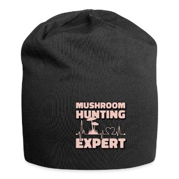 Mushroom pickers and mushroom friends - Jersey Beanie - black - Front