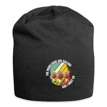 Mushroom pickers and mushroom friends - Jersey Beanie - black - Front